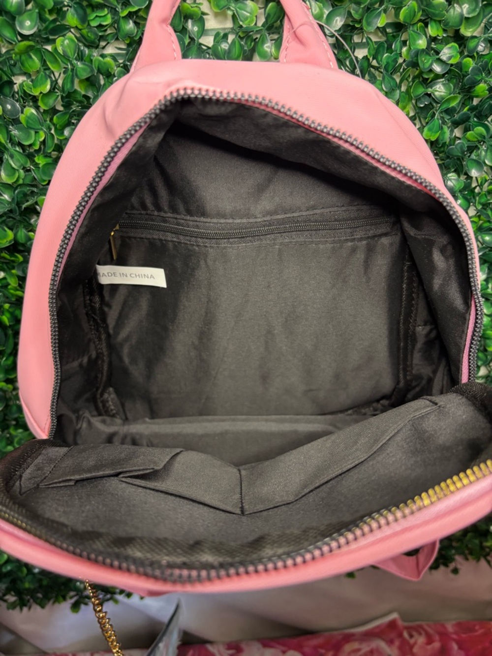 Pink mini backpack - Picture 5 of 7